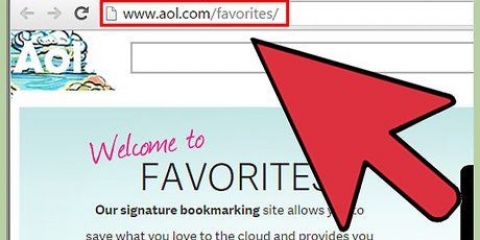 Flytta favoriter i aol