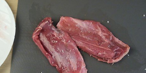 Förbered gåsbröst