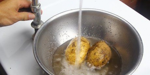 Förvaring av skalad potatis