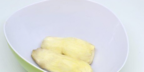 Förvara skivad sötpotatis