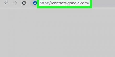 Återställa google-kontakter