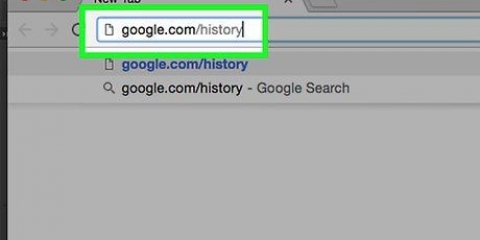 Kontrollera google historik