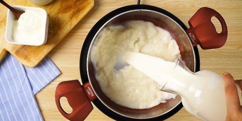 Att göra grekisk yoghurt