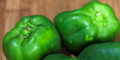 Frysa grön paprika