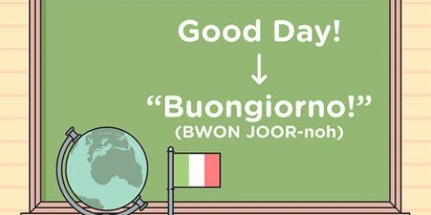 Säg hej på italienska