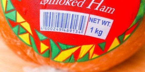 Förbered skinka i ugnen