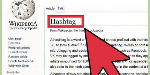 Använder hashtags på twitter