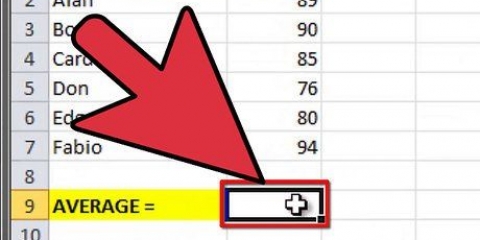 Hur man beräknar medelvärdet och standardavvikelsen i excel 2007