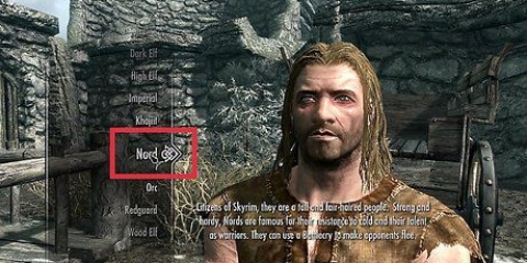 Skapa rätt karaktär för dig själv i skyrim