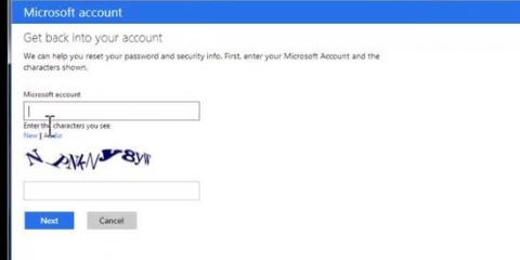 Ändra lösenordet för ett hotmail-konto