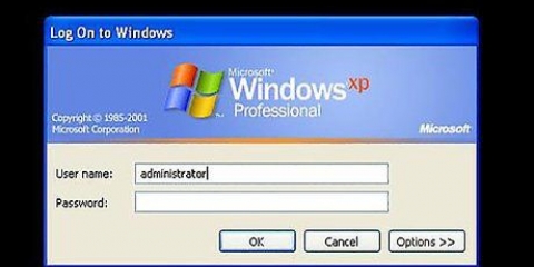 Återställ lösenordet för windows xp eller vista