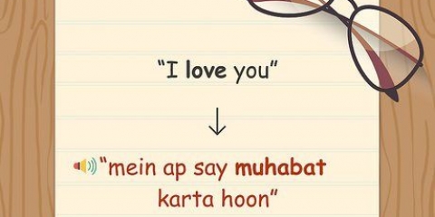Att säga att jag älskar dig på urdu