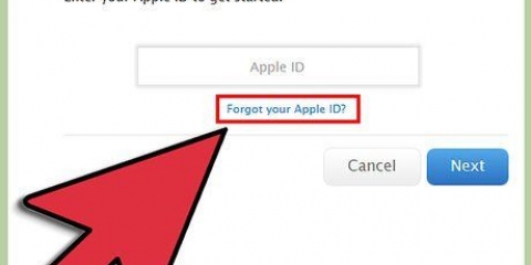Återställ ditt apple-id