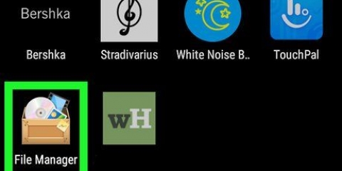 Hitta dina nedladdningar på en android