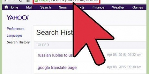 Rensa din historik i yahoo