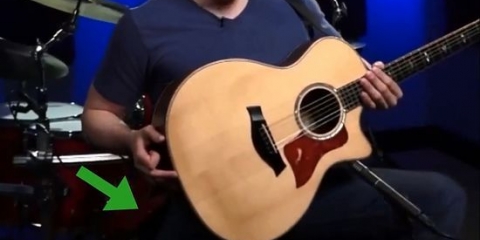 Lär dig att hålla din gitarr ordentligt