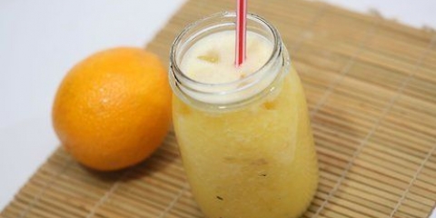 Bleka huden med frukt