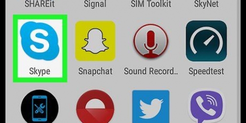 Hitta ditt skype-id på android