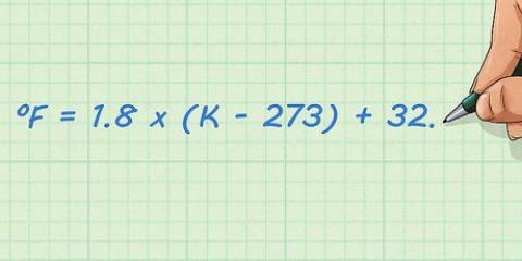 Konvertera kelvin till fahrenheit eller celsius
