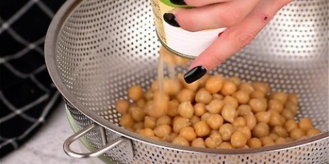Förbered konserverade kikärter