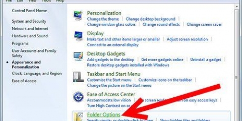 Visa mappar i windows 7