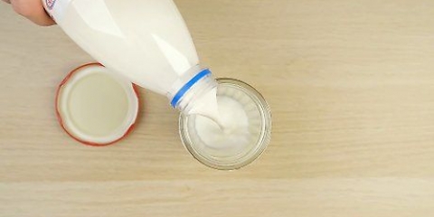 Skumma mjölk utan ångrör