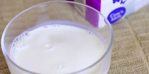 Uppvärmning av mjölk för användning i recept