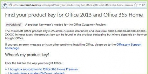 Installera microsoft office