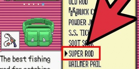Fiske efter pokémon i emerald