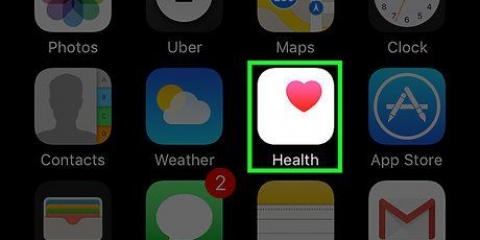 Se hur många mil du har gått på en iphone