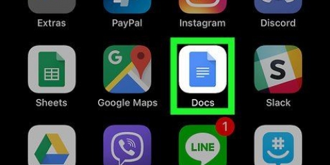 Lägg till sidnummer i google dokument på iphone eller ipad
