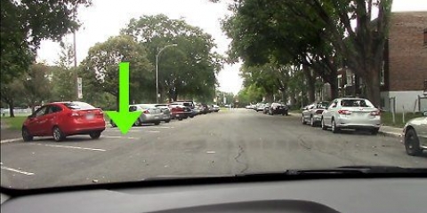 Parkera på en parkeringsplats