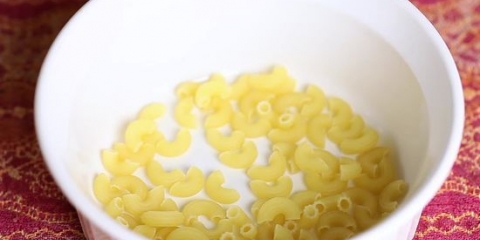 Förbered pasta i mikron