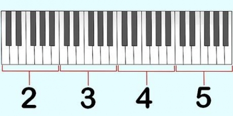 Läser piano tabulatur