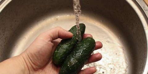 Förvaring av gurkskivor