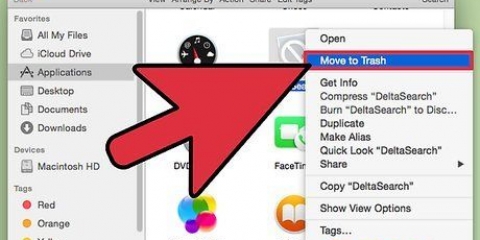 Avinstallera program på en mac