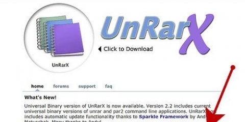 Hur man öppnar rar-filer på mac os x