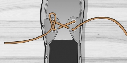 Sperry skor med snörning