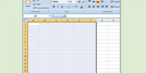 Skapa tabeller i excel