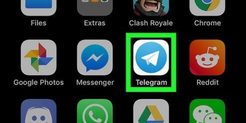 Hitta telegram-kanaler på iphone eller ipad
