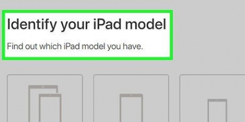 Ta reda på vilken modell och version av ipad du har