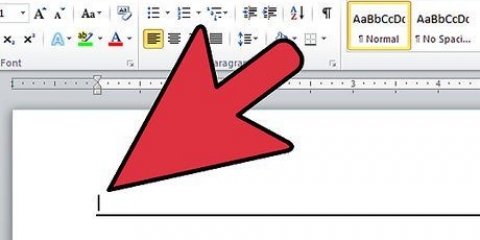 Att bli av med en horisontell linje i ms word