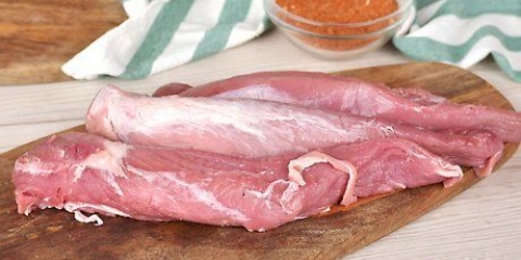 Förbered fläskfilé