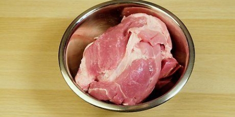 Förbered fläskaxel