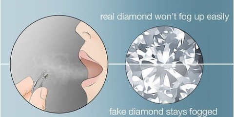 Att avgöra om en diamant är äkta