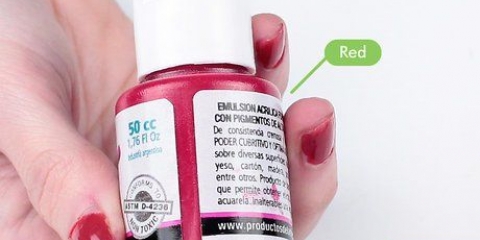 Blanda färg för att få färgen rosa