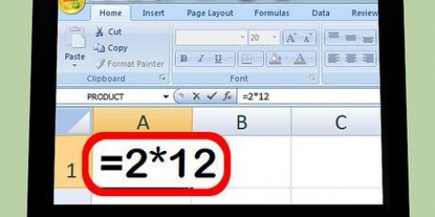 Multiplicera i excel