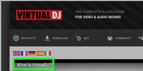 Använder virtual dj