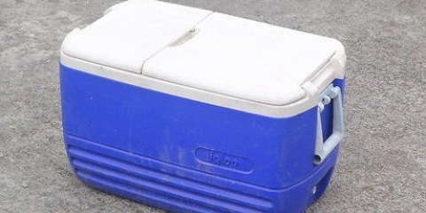 Förhindra att is smälter i en kylbox