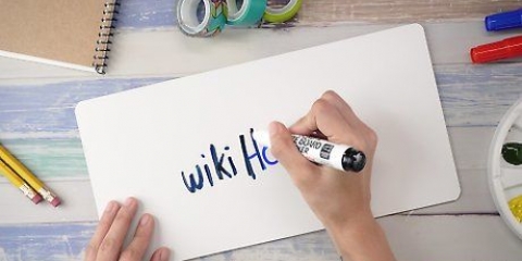 Hur man får en vattentät markör från en whiteboard